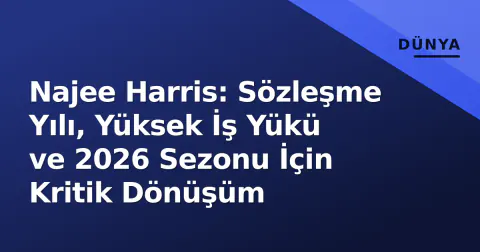 Najee Harris: Sözleşme Yılı, Yüksek İş Yükü ve 2026 Sezonu İçin Kritik Dönüşüm