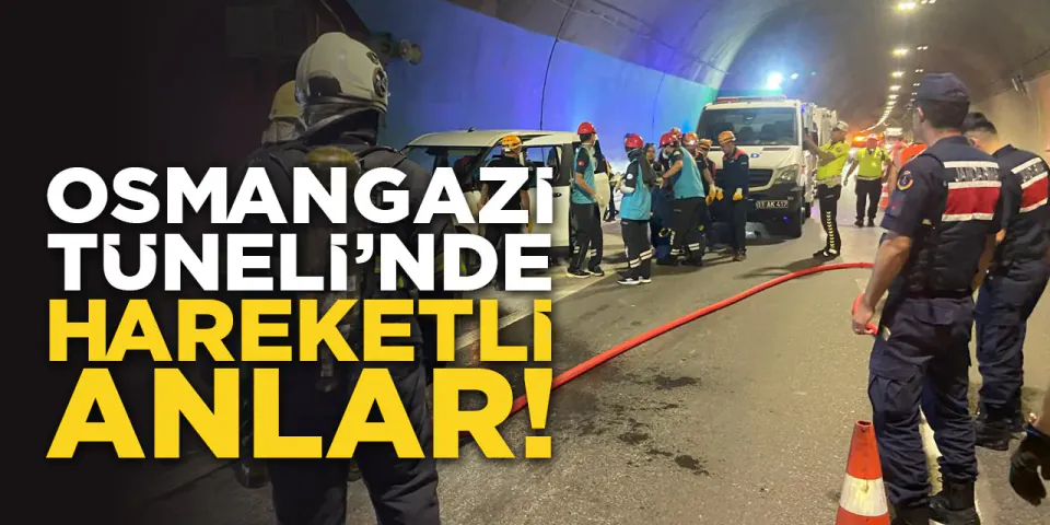 Osmangazi Tüneli'nde Kritik Tatbikat: Acil Durum Senaryoları Test Edildi görseli