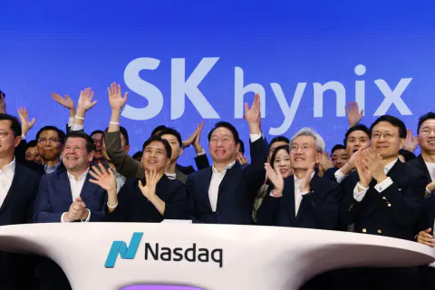 SK Hynix Hisseleri ABD Borsası Çıkışı Sonrası Seul'de Geriledi
