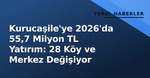 Kurucaşile'ye 2026'da 55,7 Milyon TL Yatırım: 28 Köy ve Merkez Değişiyor