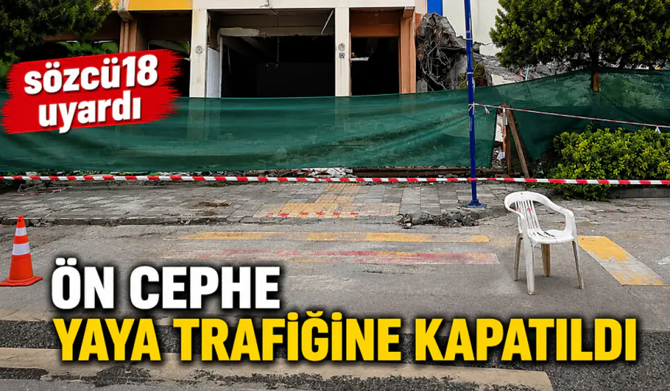 Çankırı'da İl Kültür ve Turizm Müdürlüğü binasının yıkımında önlemler artırıldı görseli