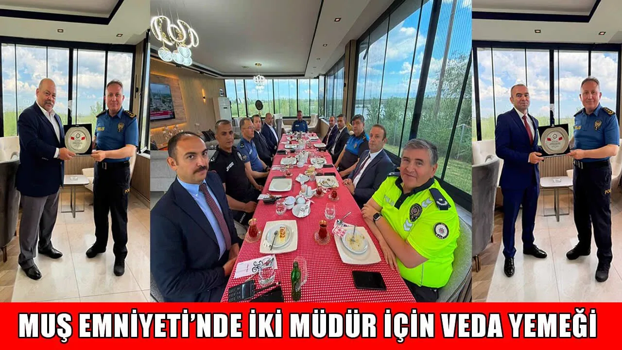 Muş Emniyet Teşkilatında Duygusal Veda: İki Üst Düzey Müdür Emekli Oldu Muş Emniyet Teşkilatında Duygusal Veda: İki Üst Düzey Müdür Emekli Oldu