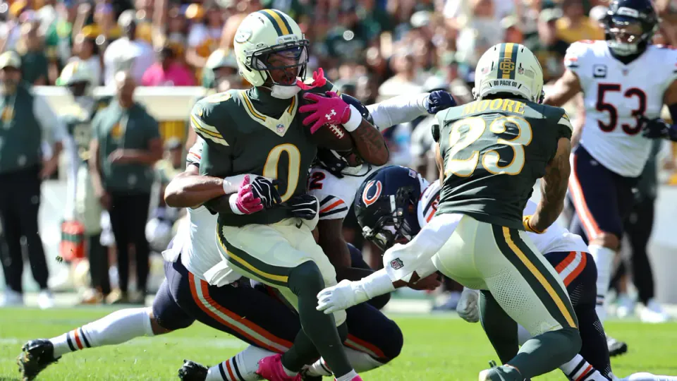 Lambeau'da Golden-Santos gerginliği: Bears kicker'ı triplesi denedi, cezasını aldı görseli