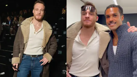 Kerem Bürsin ve Michele Morrone Milano Moda Haftası'nda Bir Araya Geldi