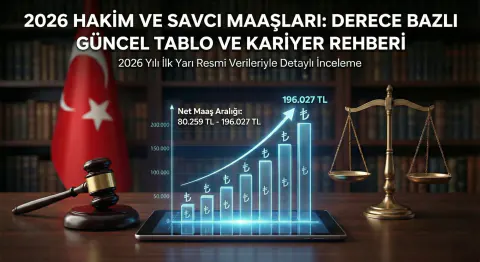 2026 Temmuz Hakim ve Savcı Maaşları: Yeni Zam ve Ödeme Tablosu