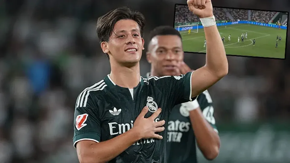 Real Madrid, Elche'de 3-2 kazandı: Arda Güler gol attı, 90+1'de galibiyet geldi görseli