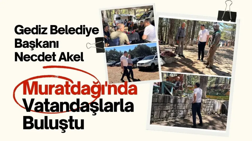 Gediz Belediye Başkanı Necdet Akel'den Muratdağı Termal Merkezi'ne Çıkartma görseli