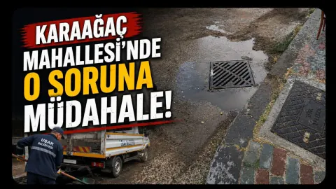 Uşak Karaağaç Mahallesi'nde Altyapı Sorunu Çözü