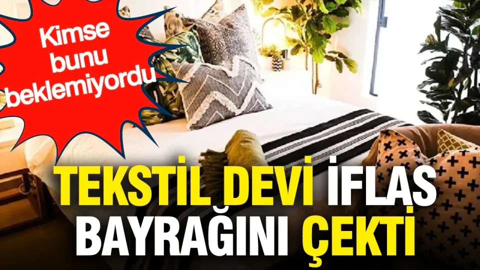 ABD Tekstil Pazarında Büyük Çöküş: Dev Şirketten İflas Başvurusu görseli