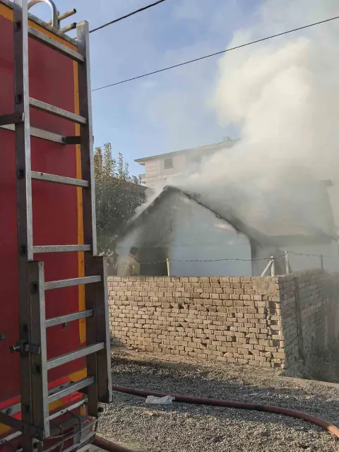 Bingöl'de odunluk yangını müdahale ile kontrol altına alındı