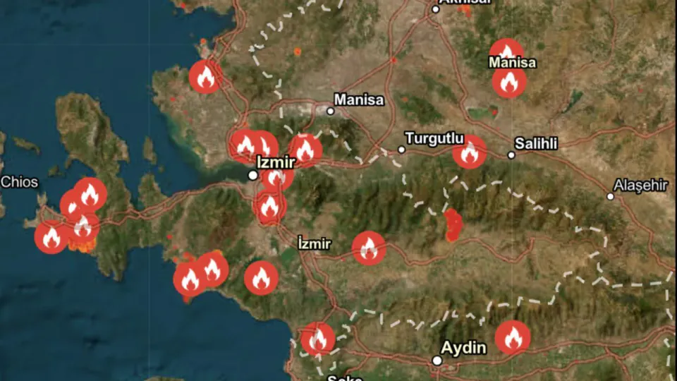 Aktif Yangınlar Nasıl Takip Edilir? Güncel Yangın Haritaları ve Riskler görseli