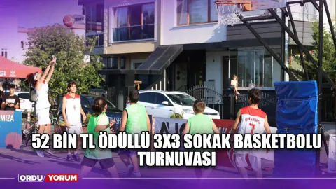 Altınordu'da 52 Bin TL Ödüllü 3x3 Sokak Basketbolu Turnuvası Başlıyor Altınordu'da 52 Bin TL Ödüllü 3x3 Sokak Basketbolu Turnuvası Başlıyor