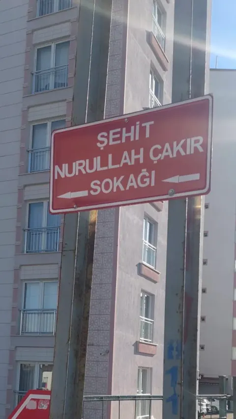 Sivas'ta Anlamlı Karar: Şehit Nurullah Çakır'ın İsmi Babasının Sokağına Verildi