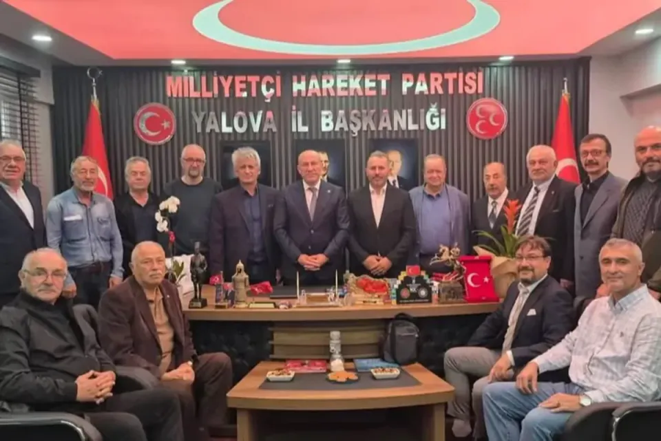 Mustafa Tutuk, MHP Yalova İl Başkanı Deviren'i ziyaret etti: Teşkilat ve Yalova gündemi konuşuldu görseli