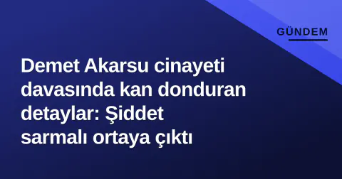 Demet Akarsu cinayeti davasında kan donduran detaylar: Şiddet sarmalı ortaya çıktı