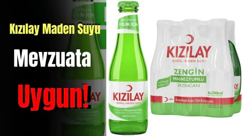 Kızılay'dan Maden Suyu Geri Çağırma İddialarına Yanıt: 'Türkiye Mevzuatına Uygun'