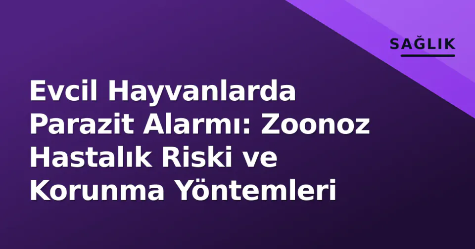 Evcil Hayvanlarda Parazit Alarmı: Zoonoz Hastalık Riski ve Korunma Yöntemleri görseli