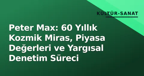 Peter Max: 60 Yıllık Kozmik Miras, Piyasa Değerleri ve Yargısal Denetim Süreci