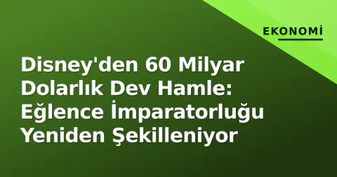 Disney'den 60 Milyar Dolarlık Dev Hamle: Eğlence İmparatorluğu Yeniden Şekilleniyor