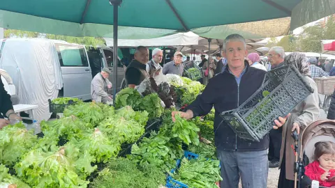 Erbaa Salı Pazarı'nda Ekim Fiyatları Belli Oldu: Mandalina 25, Domates 50 TL