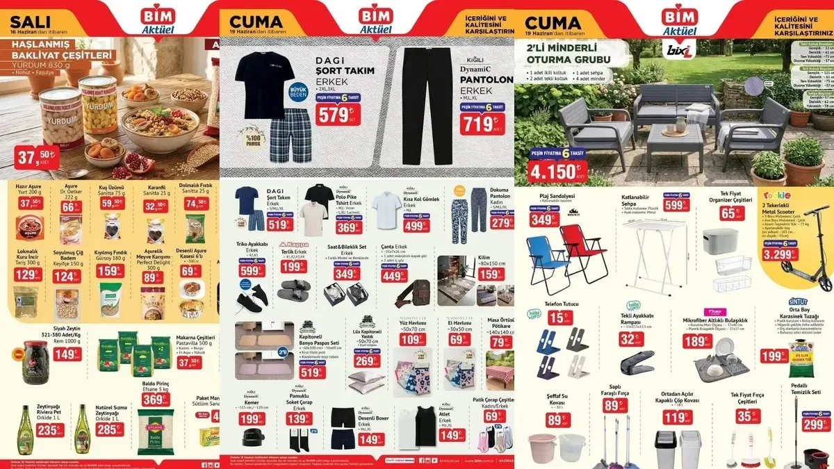 BİM 16-17-19 Haziran Aktüel Ürünleri: Yaz Hazırlıkları ve Teknoloji Fırsatları BİM 16-17-19 Haziran Aktüel Ürünleri: Yaz Hazırlıkları ve Teknoloji Fırsatları