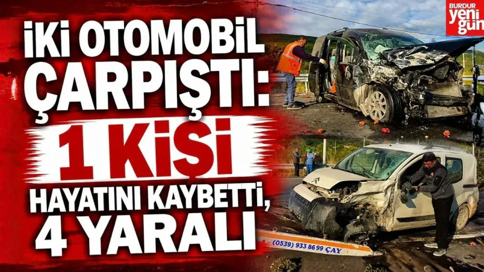 Afyonkarahisar'da Trafik Kazası: 1 Ölü, 4 Yaralı görseli