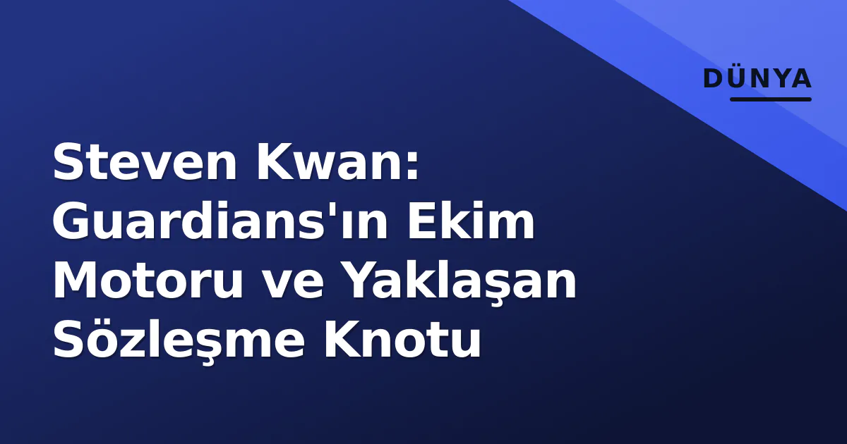 Steven Kwan: Guardians'ın Ekim Motoru ve Yaklaşan Sözleşme Knotu Steven Kwan: Guardians'ın Ekim Motoru ve Yaklaşan Sözleşme Knotu