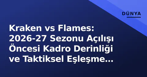 Kraken vs Flames: 2026-27 Sezonu Açılışı Öncesi Kadro Derinliği ve Taktiksel Eşleşme Analizi