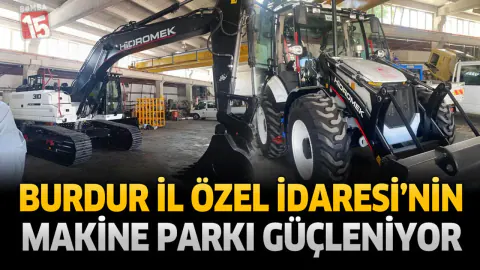 Burdur İl Özel İdaresi Makine Parkını Genişletiyor